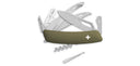 Couteau suisse Swiza SH09 Hunter scie à bois et tire-tique lame à éviscérer une main