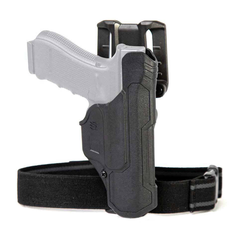 Adaptateur holster T - SERIES JSBL LEG STRAP Blackhawk - Noir - Welkit.com