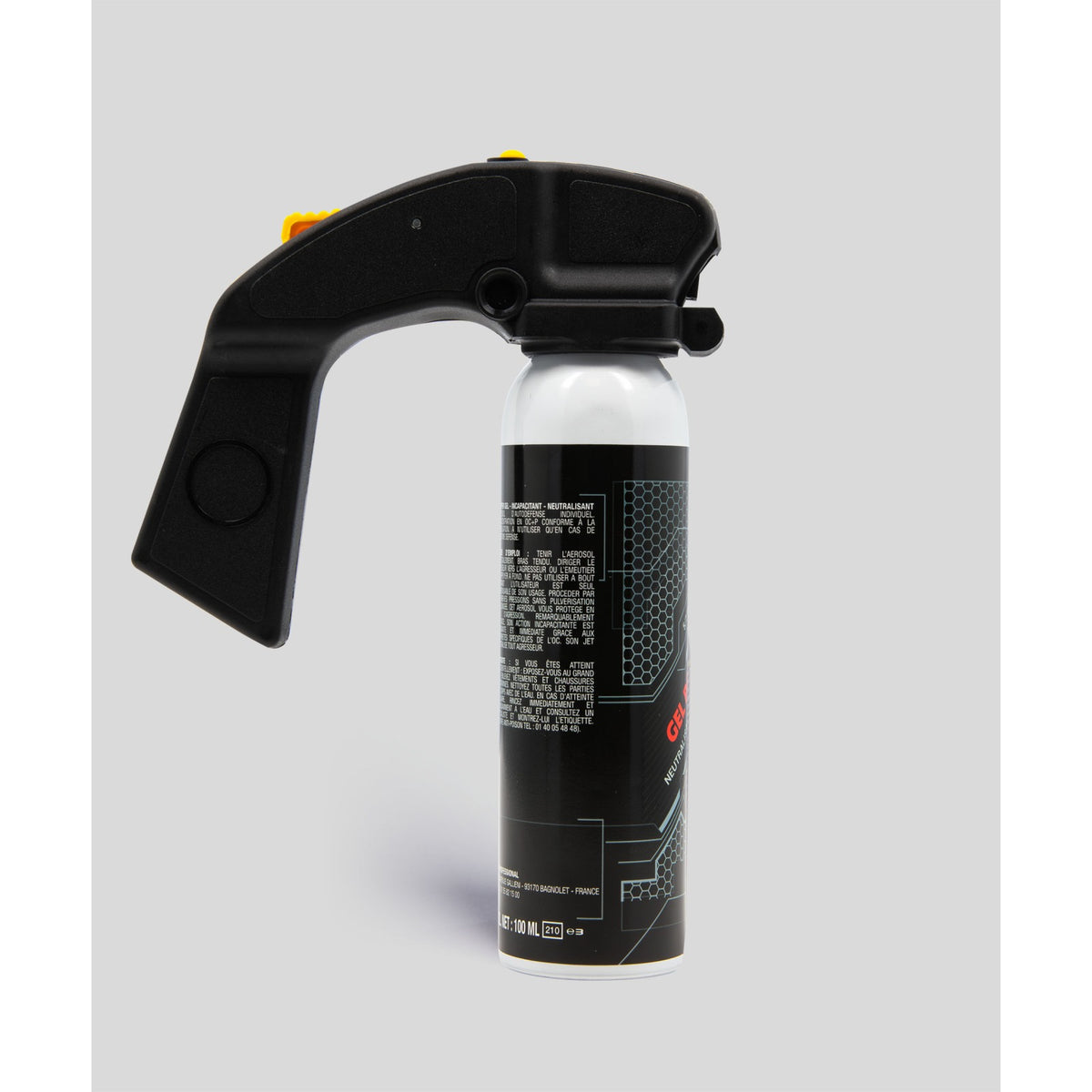 Aérosol de défense Defense One gel poivre 100 ml, portée 3 à 5 mètres, 40 x 153 mm