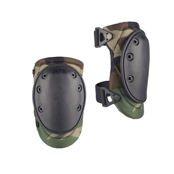Genouillères Alta Tactical AltaFLEX AltaLOK coque caoutchouc et enveloppe Cordura