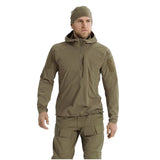 Anorak softshell Arc'teryx Leaf Gamma SL en RecNylon extensible 125 g/m² compatible porte-plaques