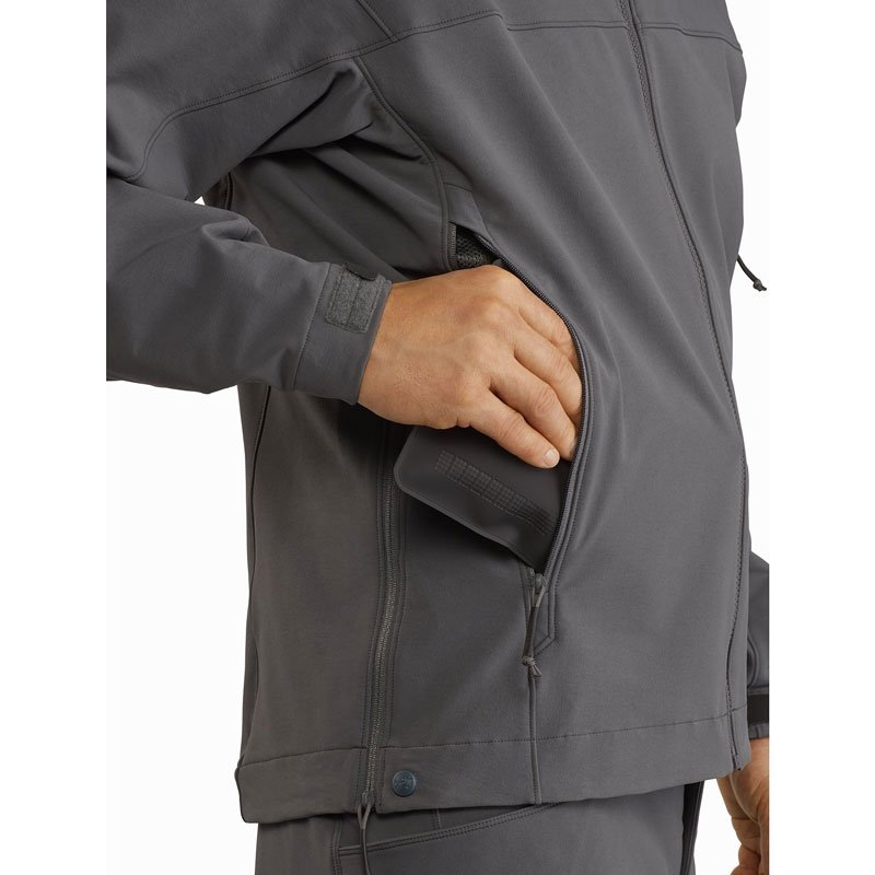Veste softshell Arc'teryx LEAF Patrol Jacket AR respirante et protectrice à l'humidité
