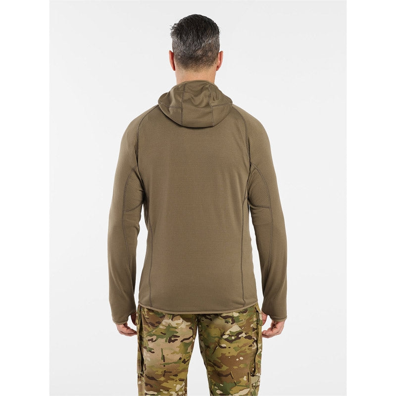 Veste polaire Arc'teryx LEAF Delta AR Half Zip Hoody en Polartec Power Dry à capuche