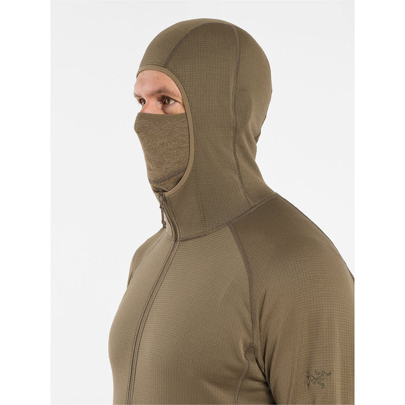 Veste polaire Arc'teryx LEAF Delta AR Half Zip Hoody en Polartec Power Dry à capuche