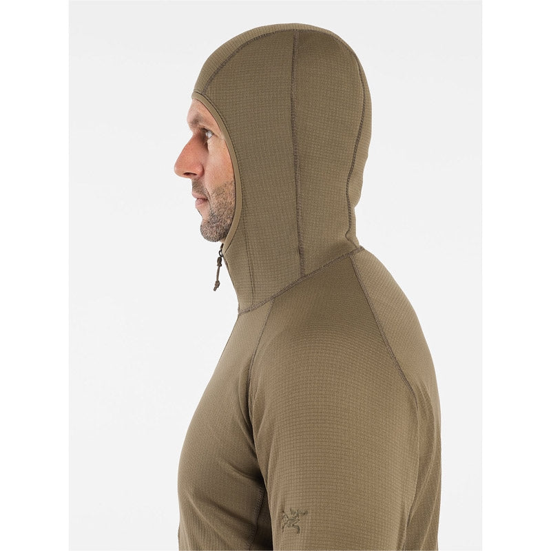 Veste polaire Arc'teryx LEAF Delta AR Half Zip Hoody en Polartec Power Dry à capuche