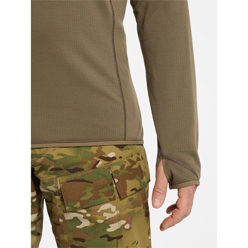 Veste polaire Arc'teryx LEAF Delta AR Half Zip Hoody en Polartec Power Dry à capuche