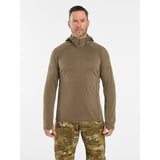 Veste polaire Arc'teryx LEAF Delta AR Half Zip Hoody en Polartec Power Dry à capuche