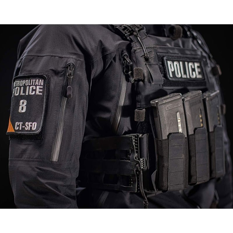 Veste de pluie Arktis A404 Stealth Jacket laminé trois couches Pertex Shield