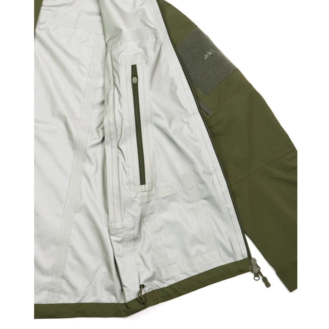 Veste de pluie Arktis A404 Stealth Jacket laminé trois couches Pertex Shield