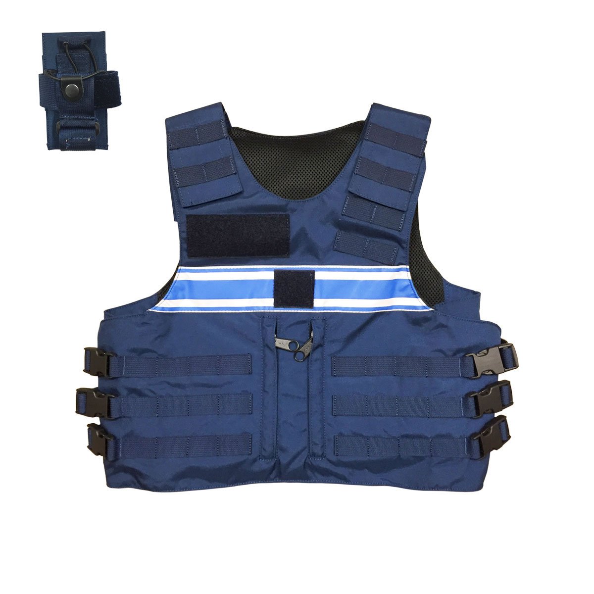 Housse pare-balle de patrouille Arktis HPB4 de 840 g à passants MOLLE et marquage réfléchissant