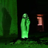 Écusson Arktis Ghostface en PVC phosphorescent visible dans l'obscurité