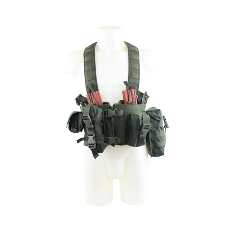 Gilet chest rig Arktis V72 Cross Rig AMS complet à bretelles croisées et deux platines
