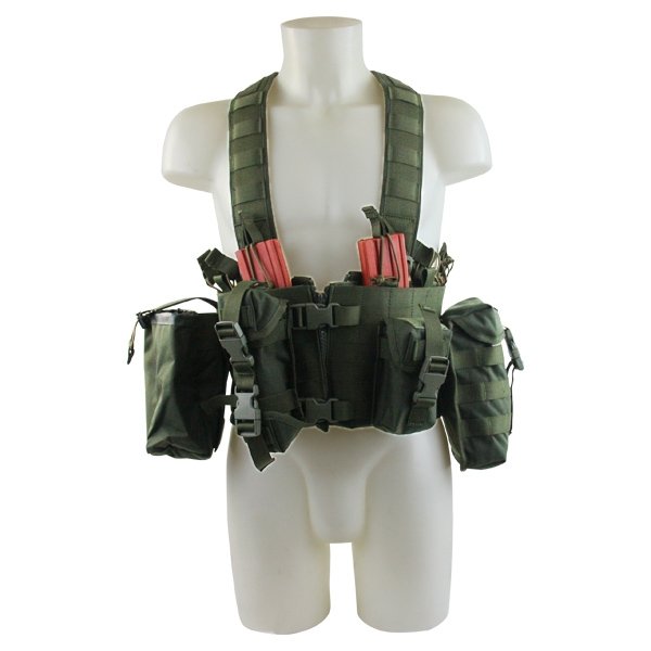 Gilet chest rig Arktis V72 Cross Rig AMS complet à bretelles croisées et deux platines