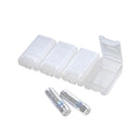 Lot de 4 boîtiers de rangement ASP Link Case pour 2 piles LR6 AA chacun, assemblables