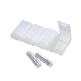 Lot de 4 boîtiers de rangement ASP Link Case pour 2 piles LR6 AA chacun, assemblables