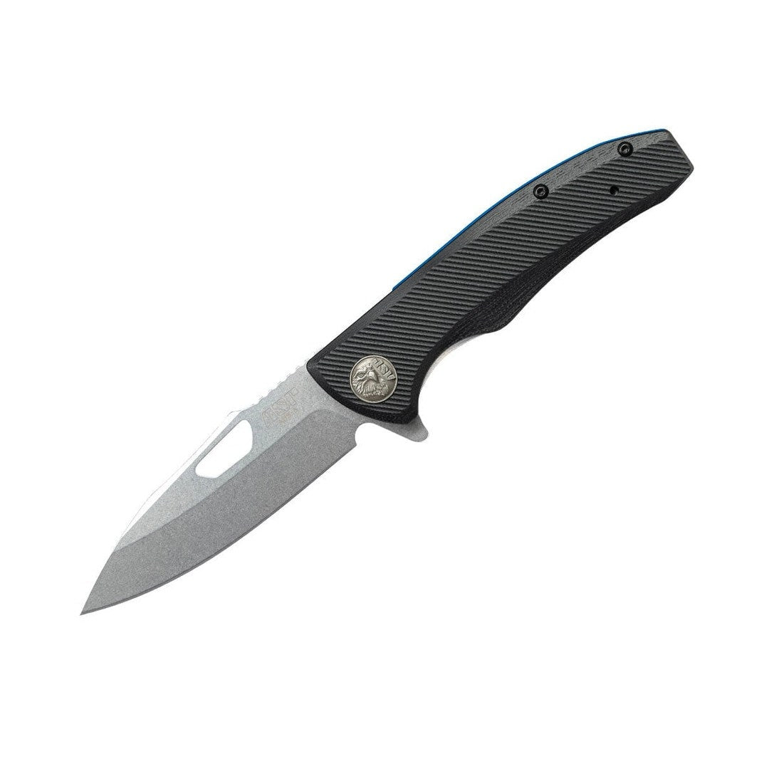 Couteau de service PDK Engraver's Edition Bird's The Word ASP acier AUS-8