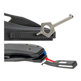 Couteau de service PDK Engraver's Edition Bird's The Word ASP acier AUS-8