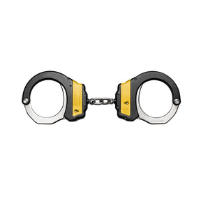 Menottes Ultra Plus Chaine identif Acier Jaunes 1 Pawl ASP