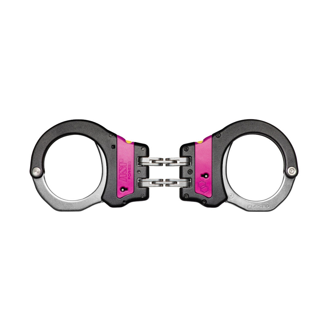 Menottes Ultra Plus Hinge identif Acier Roses 1 Pawl ASP