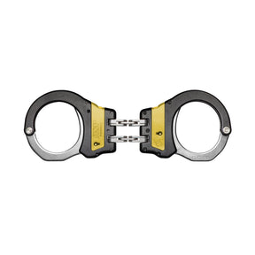 Menottes Ultra Plus Hinge identif Acier Jaunes 1 Pawl ASP