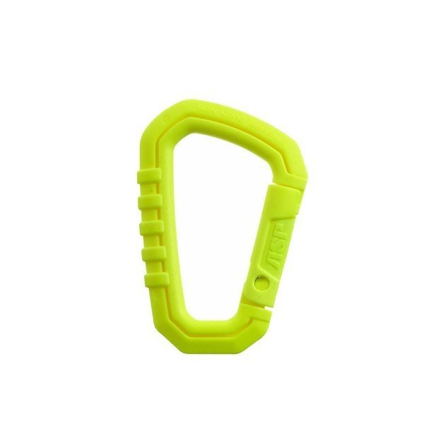 Mousqueton Carabiner Polymer Neon Yellow ASP