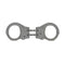 Menottes à charnière Sentry ASP acier inoxydable 231 x 79 mm quatre pivots