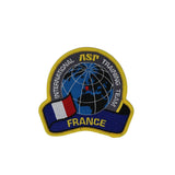 Morale patch Blue Line ASP, aigle brodé sur disque auto-agrippant de 7,62 cm