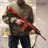 Fusil d'entraînement ASP Red Gun H&K 416 inerte à rails et deux grenadières 3,46 kg