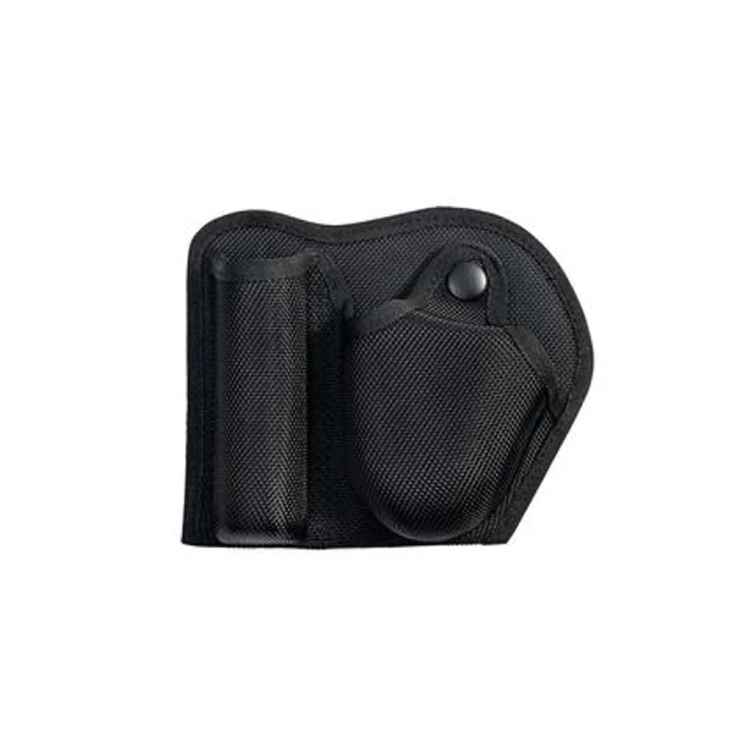 Porte-bâton Escort ASP en cuir pour port croisé des matraques Agent et Protector