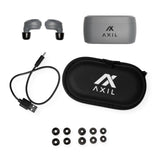 Oreillettes de protection auditive AXIL XCOR 27 à 29 dB SNR commande tactile recharge USB-C