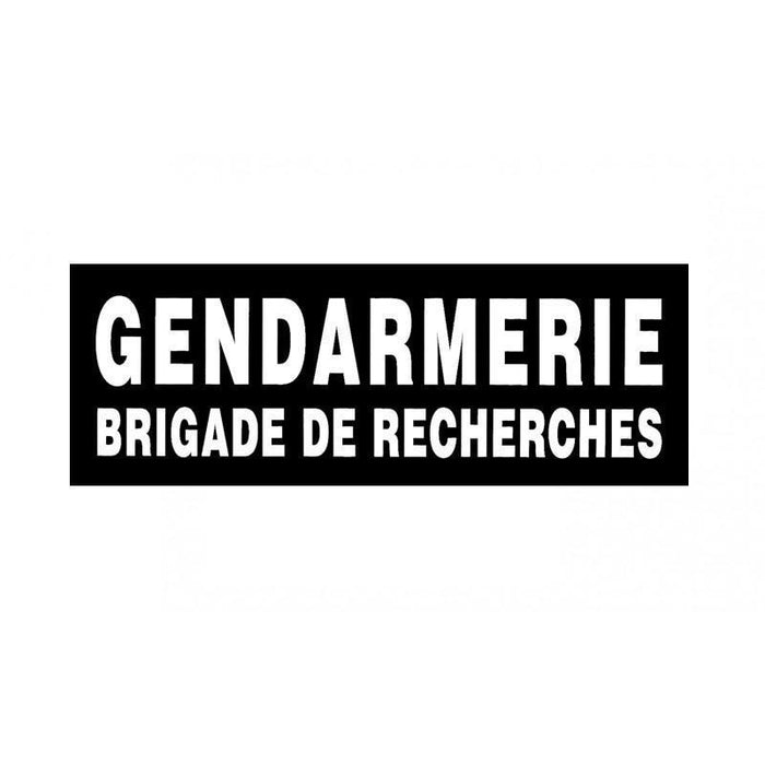 Bandeau rétroréfléchissant GENDARMERIE Patrol Equipement - Blanc - Gendarmerie Brigade de Recherche - 3 X 10 cm - Welkit.com - 3662950092343 - 7