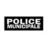 Bandeau rétroréfléchissant POLICE Patrol Equipement - Noir - Welkit.com