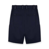 Bermuda stretch neutre GK Professional 200 g/m² élasthanne empiècement d'entrejambe