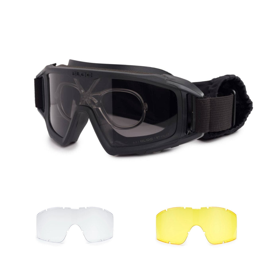 Masque balistique Bloc Tactical HAWKFIRE XR kit 3 écrans 2,8 mm EN 166 1 BT KN