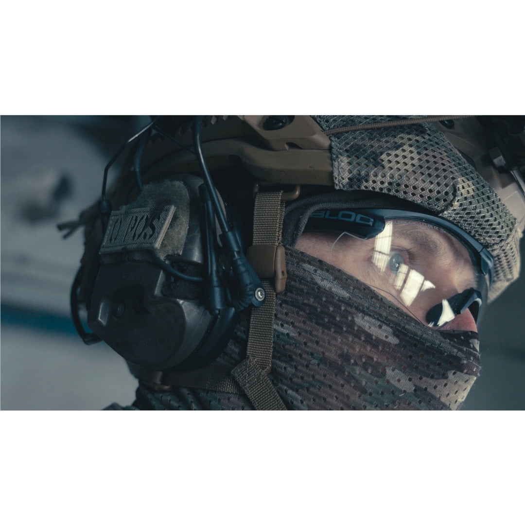Lunettes de protection Bloc Tactical LYNX écran polycarbonate 2 mm EN 166 1 FT KN