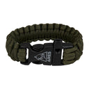 Bracelet en paracorde nylon tressée Ares 22 mm de large à détresser sur le terrain