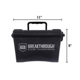 Kit de nettoyage universel Breakthrough en caisse à munitions douze calibres