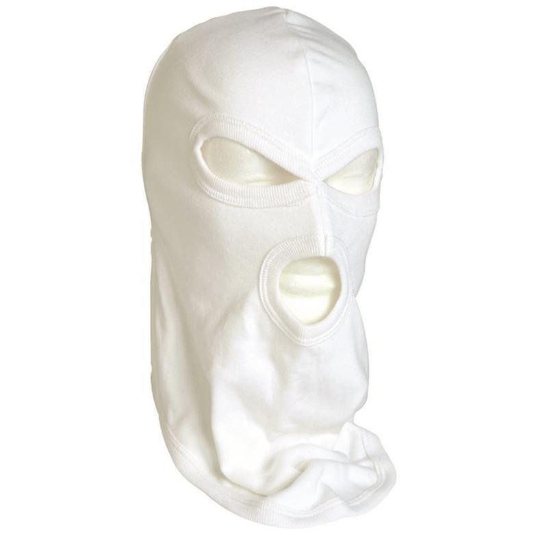 Cagoule BALACLAVA 3 - HOLE LIGHTWEIGHT Mil - Tec - Blanc - Welkit.com