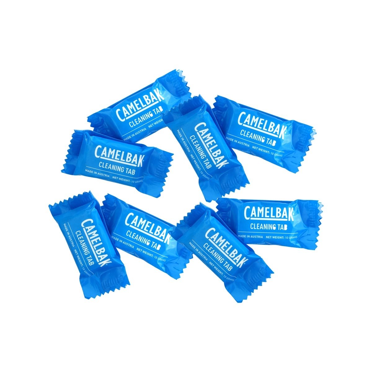 Tablettes de nettoyage Camelbak lot de 8 au dioxyde de chlore pour réservoir souple
