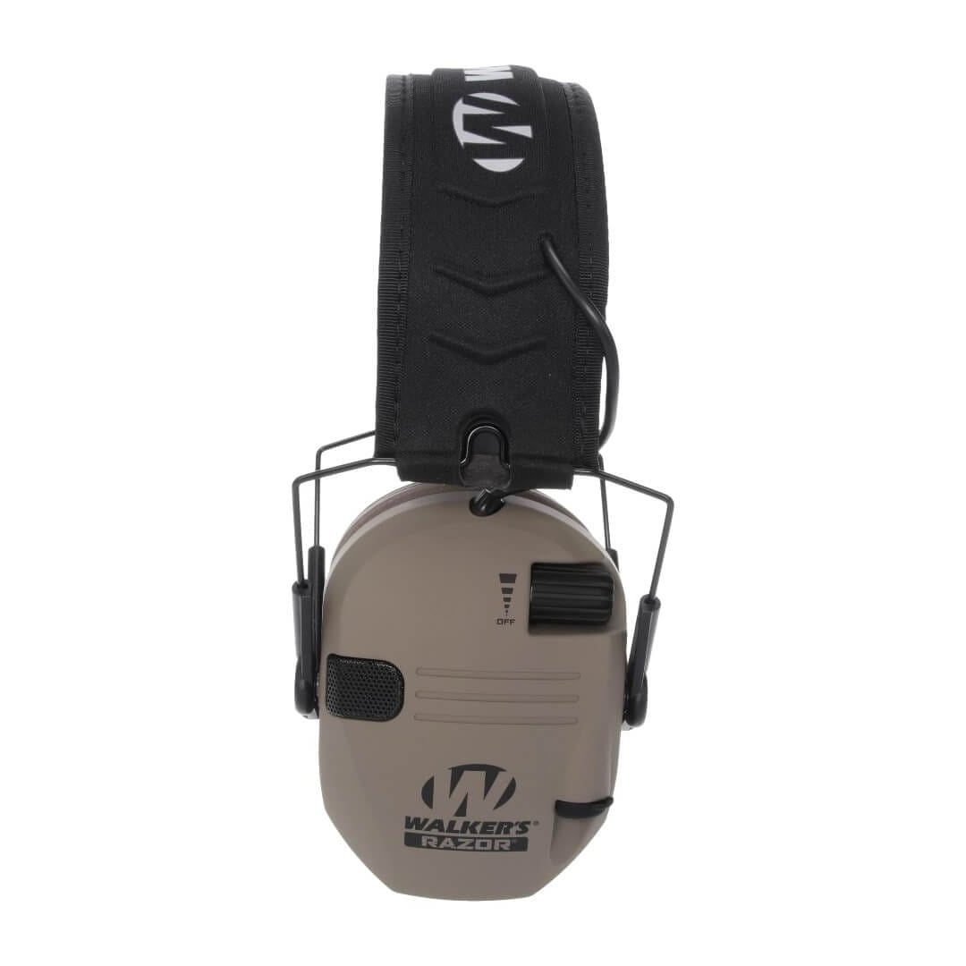 Casque anti-bruit électronique Walker's Razor Slim NRR 23 dB pliable piles AAA