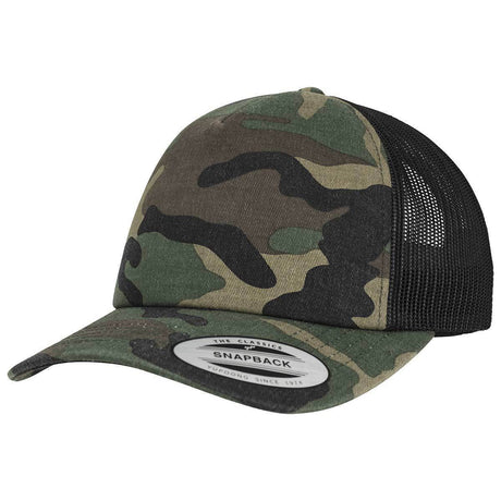 Casquette CAMO TRUCKER Brandit - Woodland - Welkit.com