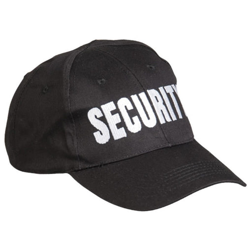 Casquette SECURITY Mil-Tec - Noir - - Welkit.com - 4046872153570 - 1