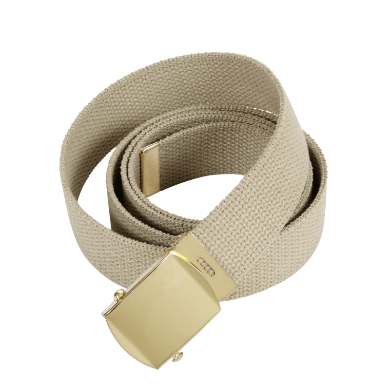 Ceinture MILITAIRE TOILE 54" Rothco - Beige - Welkit.com