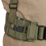 Ceinturon de combat Ares à bandes MOLLE et boucle à dégagement rapide, compatible brelage