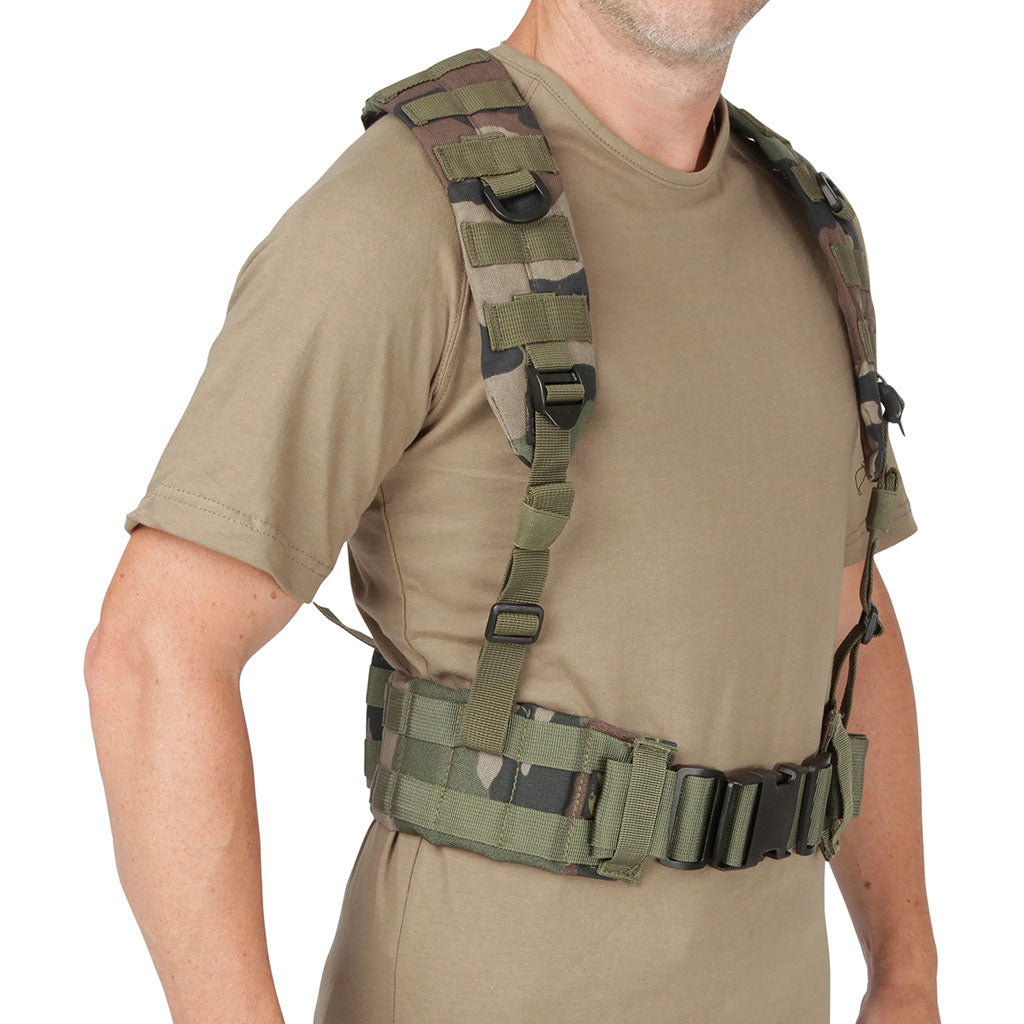 Ceinturon de combat Ares à bandes MOLLE et boucle à dégagement rapide, compatible brelage