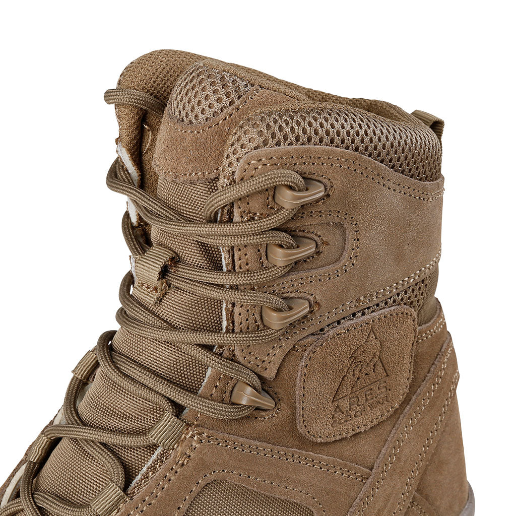 Chaussures de combat Ares SAS 8.0 cuir suédé 1,8 mm et nylon Oxford 900D semelle bi-matière