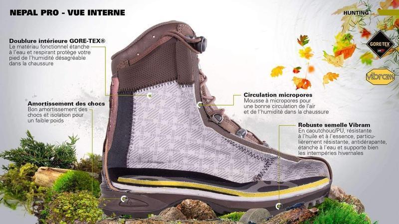 Chaussures NEPAL PRO Haix - Marron - 39 EU / 6 UK - Welkit.com - 2000000303802 - 4