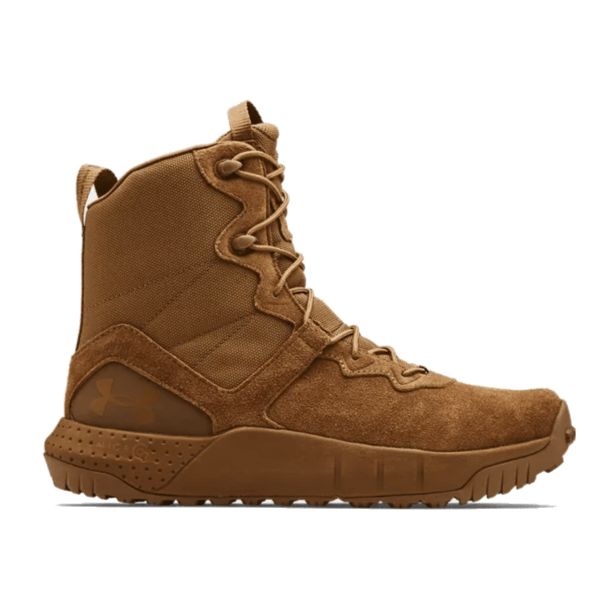 Chaussures UA MICRO G VALSETZ CUIR HIGH Under Armour - Coyote - Welkit.com