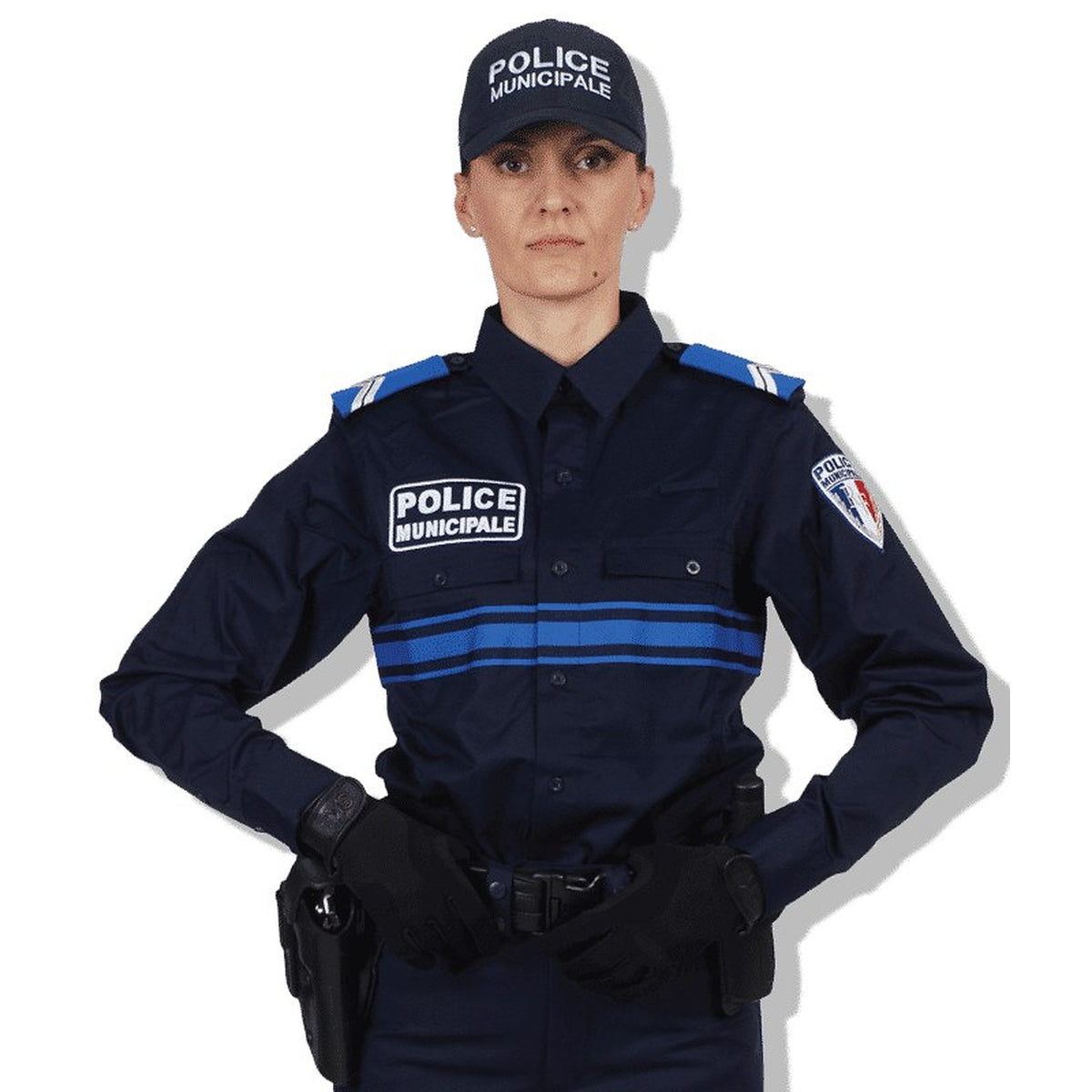Chemise de service manches longues GK Professional Police Municipale 2 poches à rabat