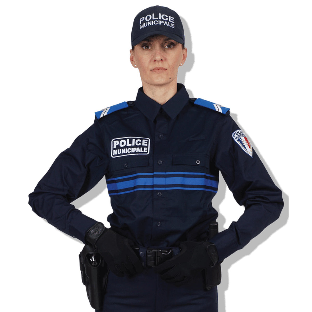 Chemise de service manches longues GK Professional Police Municipale 2 poches à rabat
